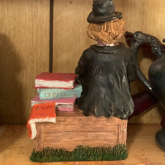 Vintage Ceramic Clown Manual Clock - Picture 5 of 7